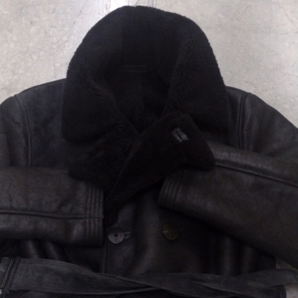 Avirex Highview Sheepskin Shearling Trench - Picture 11 of 11